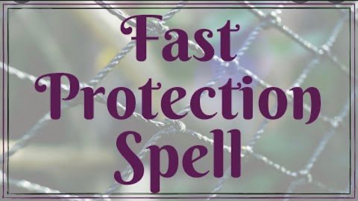 Powerful protection spell
