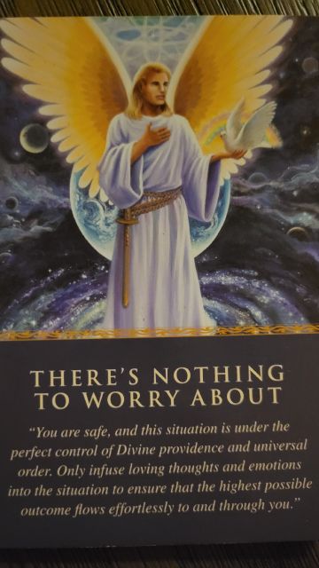 ANGEL CARD FOR THE DAY!